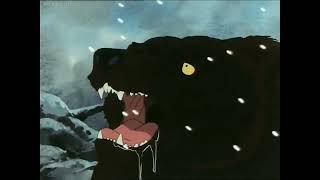 Ginga Nagareboshi Gin- Harpooned Bear's Death