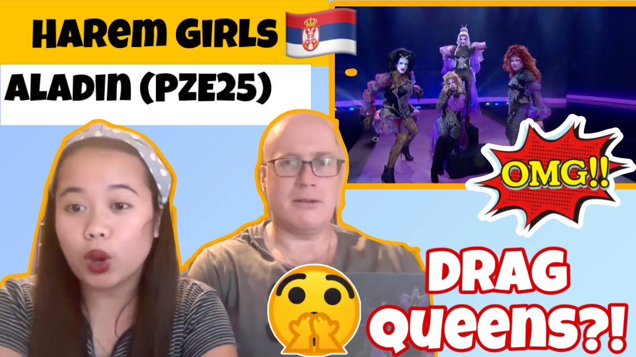 Harem girls - Aladin | pesma za evroviziju 2025|  eurovision serbia 2025 reaction!🇷🇸