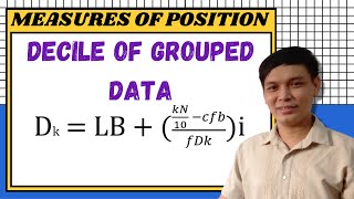 Decile of Grouped Data [Measures of Position]