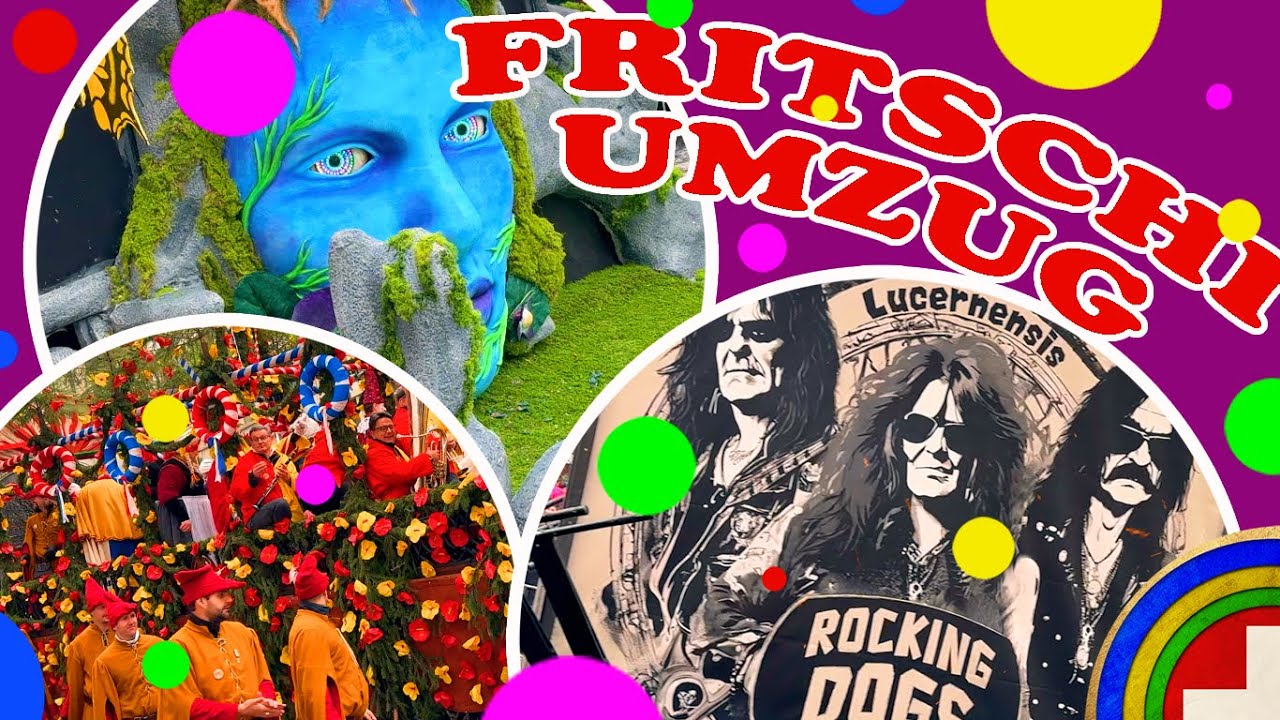 Fritschi-Umzug – Luzern im Fasnachtsfieber! Luzerner Fasnacht 2025 👺