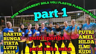 putri spartha vs putri suka suka!! tournament cup Plampang rejo