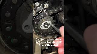 Does KTM sprocket fits Husqvarna?