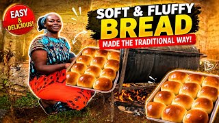No OVEN Needed! SOFT Dinner Rolls BAKED on a Barrel 😍🍞