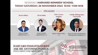 Harvard Insights: Harvard Kennedy School Current Students Panel