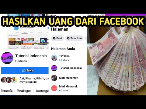 Cara buat halaman fanspage facebook agar menghasilkan uang lewat hp