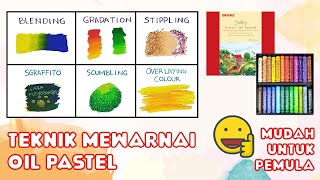 Tips dan Trik Teknik Cara Mewarnai dengan Crayon Oil Pastel Untuk Pemula - Greebel Gallery Artists screenshot 5