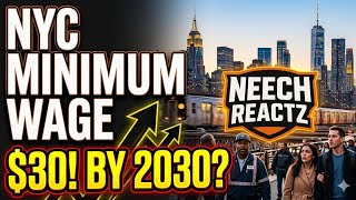 NYC PLANS TO RAISE MINIMUM WAGE TO 30 !