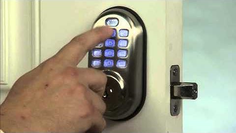 Yale Real Living Push Button Deadbolt Programming - Delete User PIN Code (16)