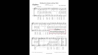 Wohlauf in Gottes schöne Welt PT 1079