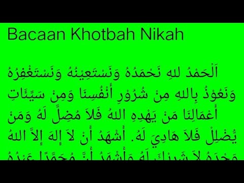 Khutbah Nikah - Ustadz Adi Hidayat