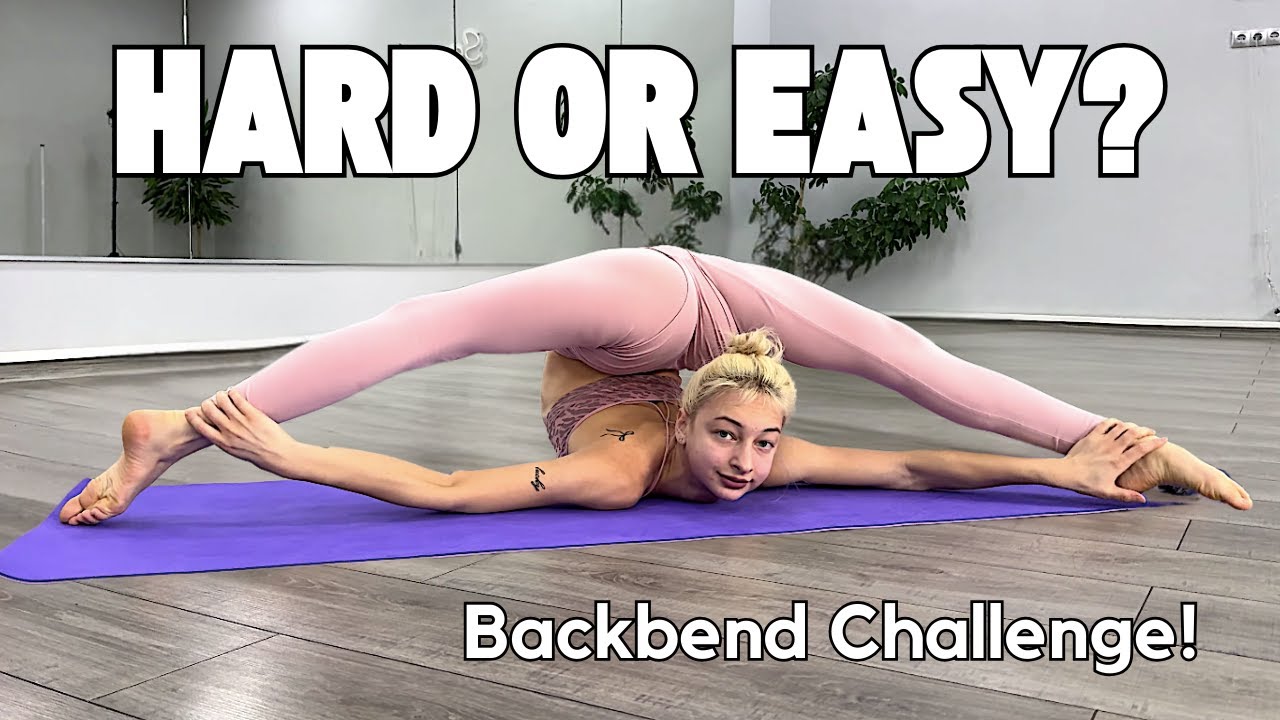 Backbend Challenge! Slow Circus Contortion Trick Tutorial! EASY or HARD ...