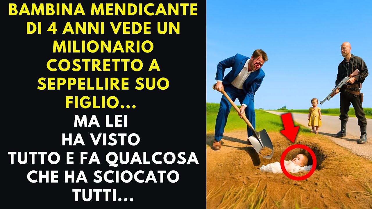 BAMBINA MENDICANTE DI 4 ANNI VEDE UN MILIONARIO COSTRETTO A SEPPPELLIRE ...