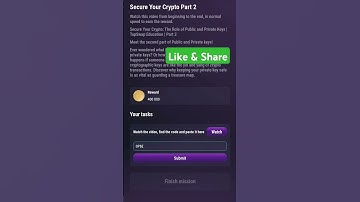 secure your crypto part 2 tapswap video code / video code tapswap