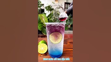 Hưỡng Dẫn Làm : Soda Bầu Trời Đêm #barista #coffee #phachế #food #quancaffe #soda