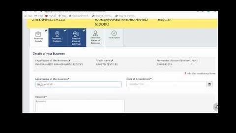 HOW TO CHANGE NAME IN GST OF PORTAL  REGISTRANT  CERTIFICATE
