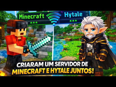 🔥 MINECRAFT (Java and Bedrock) + HYTALE ON THE SAME SERVER! This creation is INSANE!