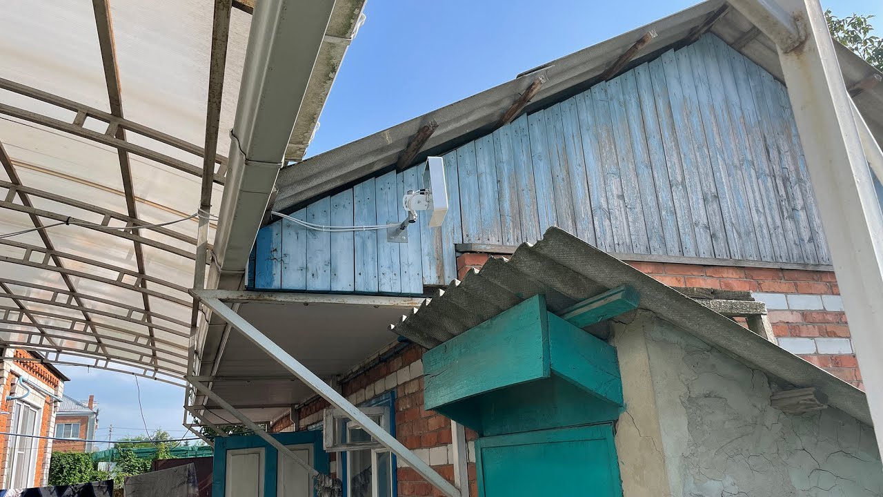 Установка интернета в ст. Ладожская Усть-Лабинский район - YouTube