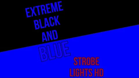 [1 Hour] Extreme Fast Blue Strobe Lights [SEIZURE WARNING]