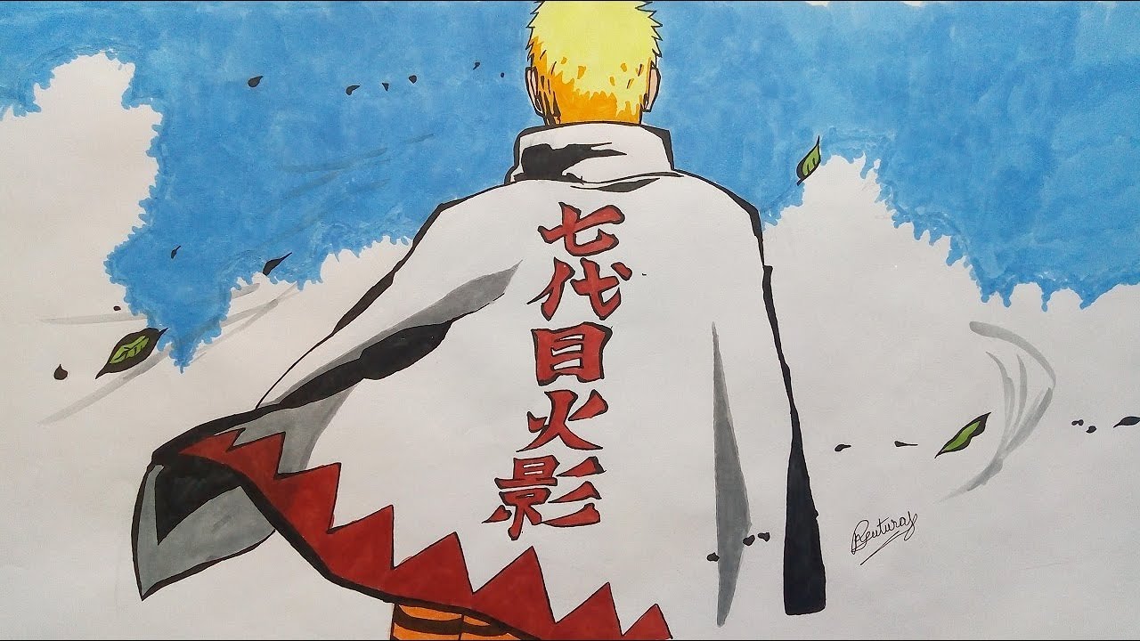 Drawing Naruto Hokage - Boruto;Naruto Next Generation - YouTube.