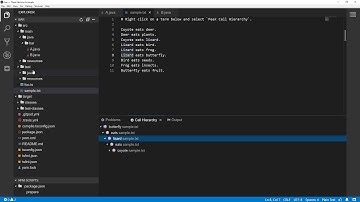 Theia Call Hierarchy API Demo