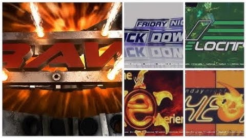 WWE Ruthless Aggression Universe Mode - Show Intros Compilation