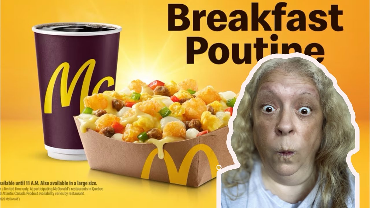 NEW!! McDonald’s Breakfast Poutine Review!! Is It The Ultimate Fast Food Breakfast? 🍳🍟