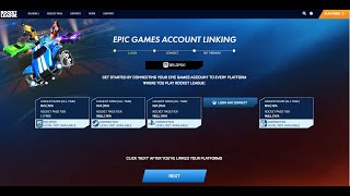 How To Link Multiple Rocket League Accounts To Epic Games Account Steam Psn Xbox Switch Youtube