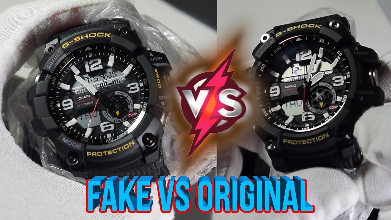 Gobernable FALSO Cuota Casio GG 1000-1a5 Replica vs Original G Shock Mudmaster - YouTube