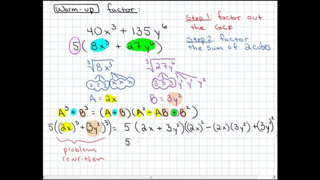 Sum Of 2 Cubes Pattern Sum Of 2 Cubes Pattern