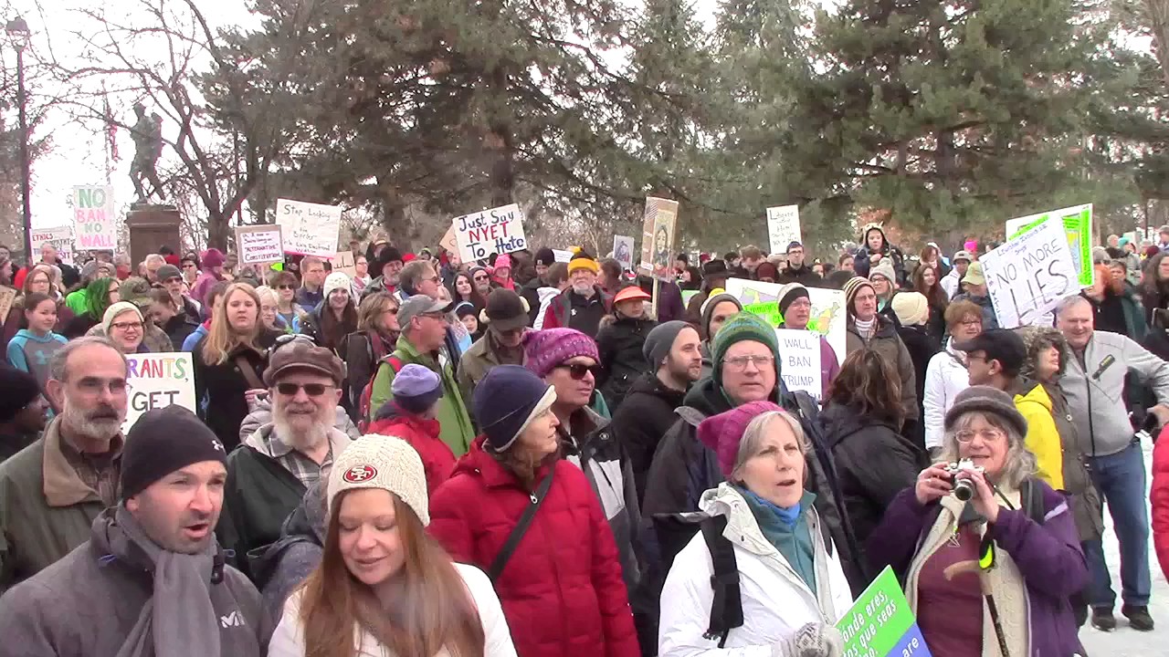 Tom Hansen No Hate No Fear Refugees Are Welcome Here - February 4, 2017