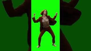 Emma Stone dancing green screen