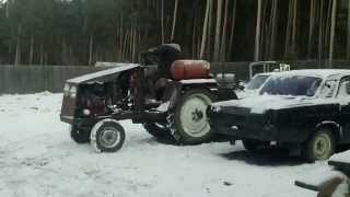 Перестановка   нашего автопарка на зиму.