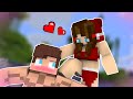 MAIZEN : JJ and Mikey is back at the Hot Springs - minecraft animation