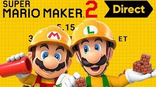 Super Mario Maker 2 Direct LIVE REACTION