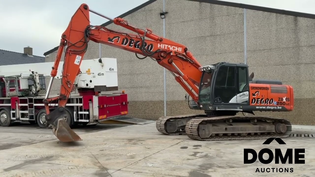 2501 - 2012 Hitachi ZX250LC-5B Midi-Crawler Excavator - YouTube