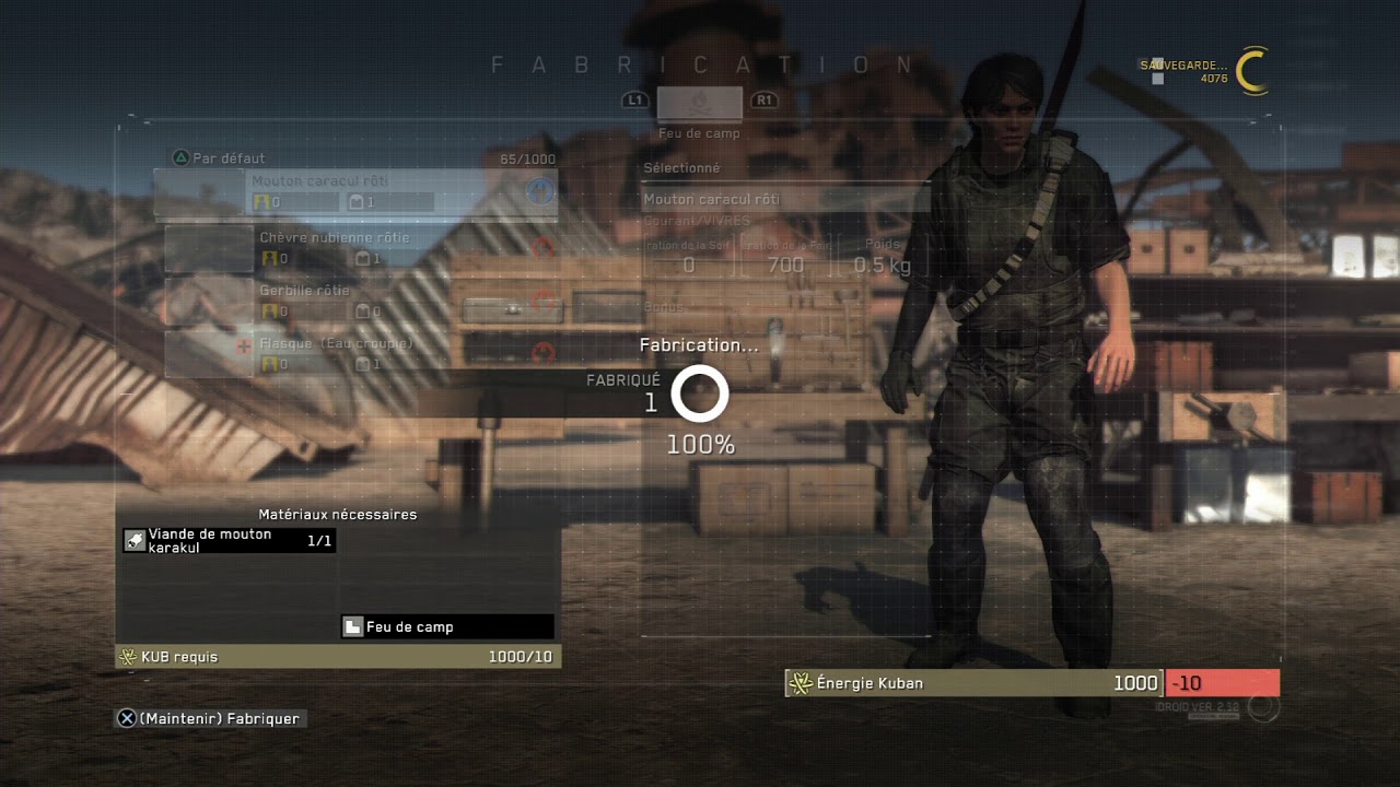 Metal Gear Survive - Preview gameplay (FR) games people play