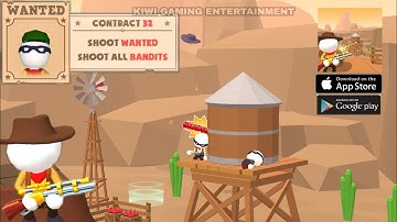 Western Sniper - Walkthrough Part 1 Levels 1-30 Android/IOS Gameplay