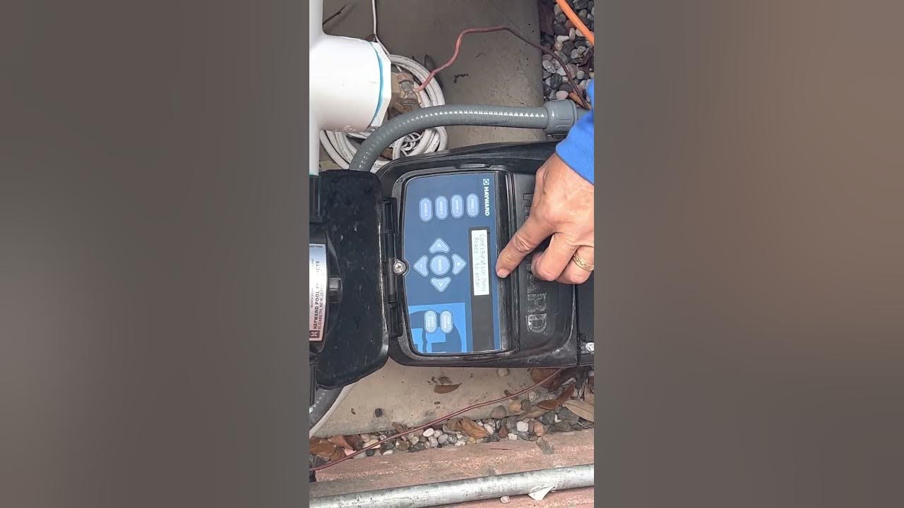 How to set freeze protection on a Hayward Variable Speed Pump YouTube