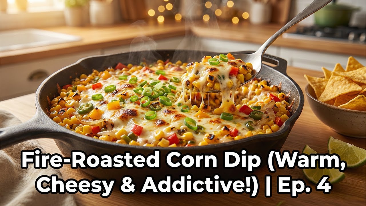 Fire-Roasted Corn Dip (Warm, Cheesy & Addictive!)
