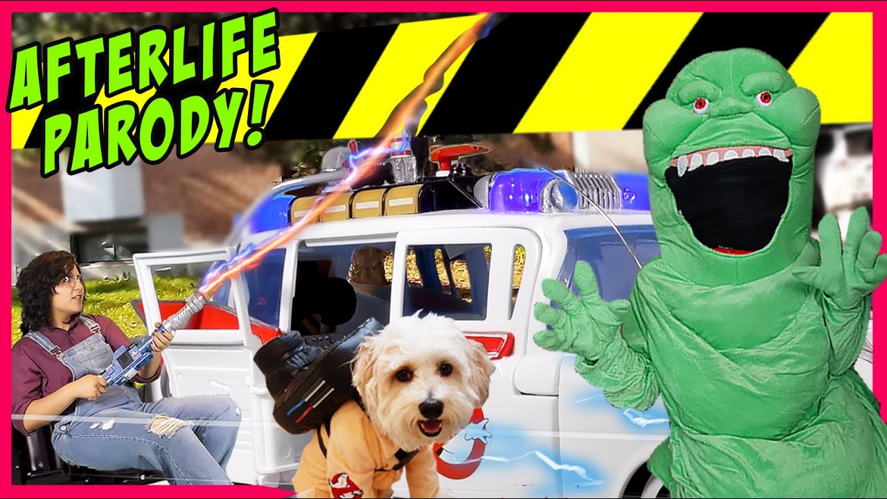 Funny dog vs Slimer ghostbusters afterlife edition