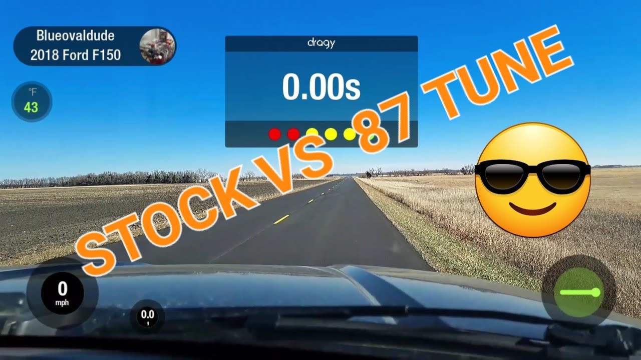 Ford F150 Ecoboost ( stock vs 87 octane tune ) YouTube