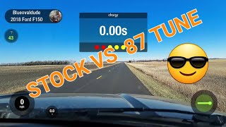 Ford F150 Ecoboost ( stock vs 87 octane tune ) by BLUE OVAL DUDE 5,163 views 1 year ago 6 minutes, 52 seconds