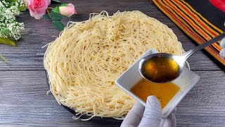 طريقة تحضير الكنافه اليمنيه yemeni kunafa