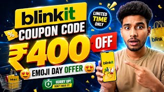 🛒 Blinkit Coupon Code Today 2026 ⚡ | Emoji Day Offer , Grocery Deals & Free Delivery Offers 🎉 screenshot 4