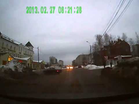ДТП г.Александров ул.Красный переулок 27.02.2013