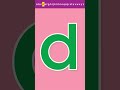 The Letter D Song | Learning Letters for Preschoolers #shorts