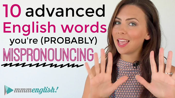 10 (Advanced) English Words You Are Probably MISpronouncing! | Pronunciation & Common Mistakes