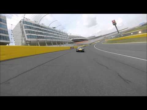 CCPS Charlotte Motor Speedway - bumped on back stretch