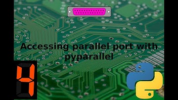 Accessing the parallel port with the Python Module pyparallel