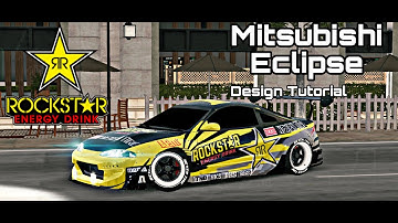 Mitsubishi Eclipse Rockstar Energy Livery Tutorial | Car Parking Multiplayer